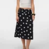 Jupe midi à taille mi-haute Vmtora