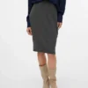 Jupe midi à taille mi-haute Vmtorino