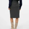 Jupe midi à taille mi-haute Vmtorino