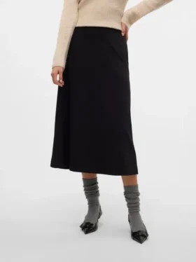 Jupe midi à taille normale Vmbabette