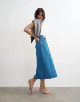 Jupe midi Tsabby