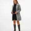 Manteau à col en V