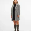 Manteau à col en V