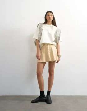 Mini-jupe taille haute Tshanna