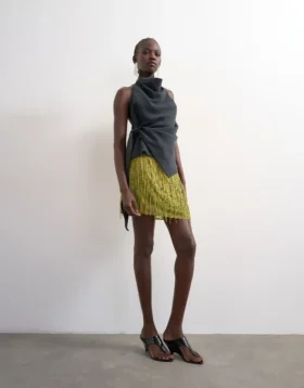Mini-jupe taille haute Tsrhea