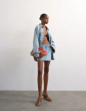 Mini-jupe taille haute Tssilje