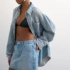 Mini-jupe taille haute Tssilje