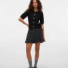 Mini-jupe taille haute Vmbestie
