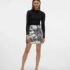 Mini-jupe taille haute Vmcute