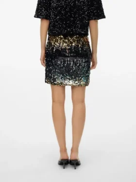 Mini-jupe taille haute Vmria