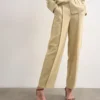 Pantalon ajusté taille haute Tswera en costume et tailleur
