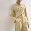 Pantalon ajusté taille haute Tswera en costume et tailleur