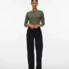 Pantalon ajusté taille haute Vmmille