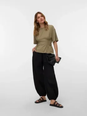 Pantalon ballon taille mi-haute Vmlotus