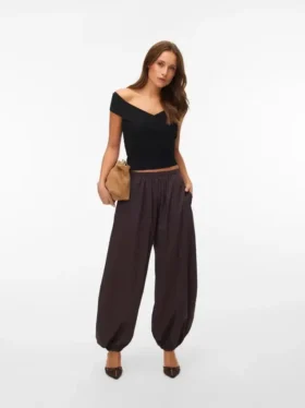 Pantalon ballon taille mi-haute Vmlotus