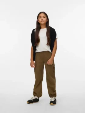 Pantalon cargo taille haute Vmcharlotte