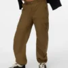 Pantalon cargo taille haute Vmcharlotte