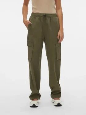 Pantalon cargo taille haute Vmpepper