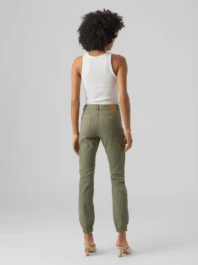 Pantalon cargo taille mi-haute Vmivy