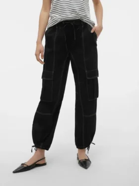 Pantalon cargo taille mi-haute Vmkim