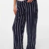 Pantalon coupe classique à taille mi-haute