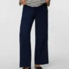 Pantalon coupe classique à taille mi-haute