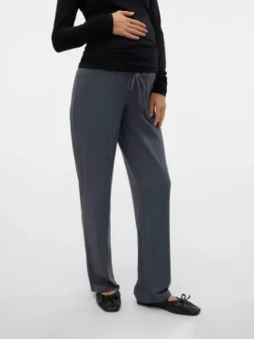 Pantalon coupe classique à taille mi-haute
