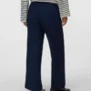 Pantalon coupe classique à taille mi-haute
