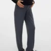 Pantalon coupe classique à taille mi-haute