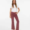 Pantalon en velours côtelé taille basse Vmsigi