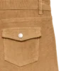 Pantalon en velours côtelé taille basse Vmsigi