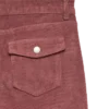 Pantalon en velours côtelé taille basse Vmsigi