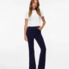 Pantalon en velours côtelé taille haute Vmsiga
