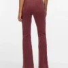 Pantalon en velours côtelé taille haute Vmsiga