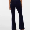 Pantalon en velours côtelé taille haute Vmsiga
