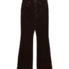 Pantalon en velours côtelé taille haute Vmsiga