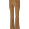 Pantalon en velours côtelé taille haute Vmsiga