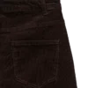 Pantalon en velours côtelé taille haute Vmsiga