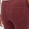 Pantalon en velours côtelé taille haute Vmsiga