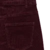 Pantalon en velours côtelé taille haute Vmsiga