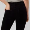 Pantalon en velours côtelé taille haute Vmsiga