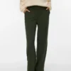 Pantalon en velours côtelé taille haute Vmvilja