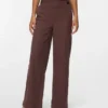 Pantalon en velours côtelé taille haute Vmvilja