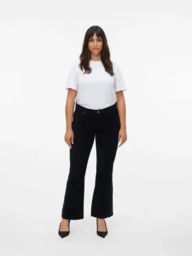 Pantalon en velours côtelé taille mi-haute Vmcsiri