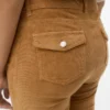 Pantalon en velours côtelé taille mi-haute Vmcsiri