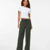Pantalon en velours taille haute Vmvilja