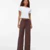 Pantalon en velours taille haute Vmvilja