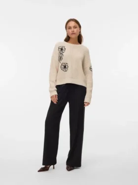 Pantalon taille basse Vmmilly