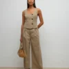 Pantalon taille haute Awayah