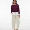 Pantalon taille haute Awcarley
